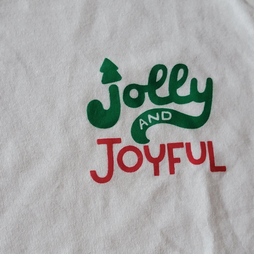 Jolly and Joyful Christmas Long Sleeve T-Shirt